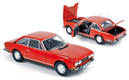 PEUGEOT 504 Coupe 1971, Red 