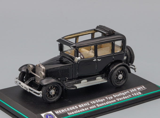 MERCEDES-BENZ 10/50ps typ Stuttgart 260 W11 (1929), black