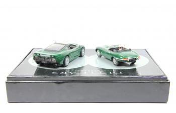 JAGUAR E-Type Cabrio & Jaguar XJ220, серия Duo Cars, green