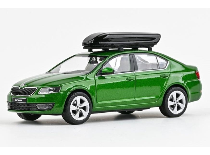 SKODA Octavia III (2012), green metallic