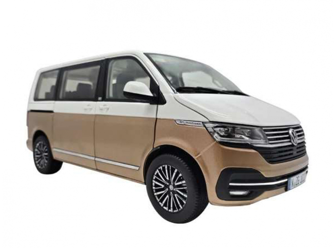 Volkswagen Multivan T6.1 Generation Six white / bronze