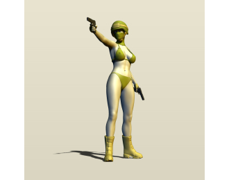 Фигура Боец НАТО, окрашенная