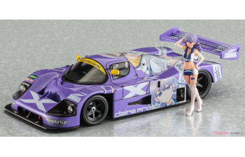 Сборная модель Гоночный автомобиль Sauber Mercedes C9 “Claire Frost” с фигуркой (Limited Edition)