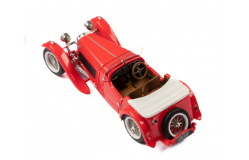 HRG 1500 Roadster (Top down) (1947), red