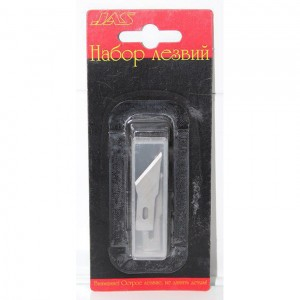 Набор лезвий к ножу, 0,6 х 9 х 38 мм, 6 шт./уп.