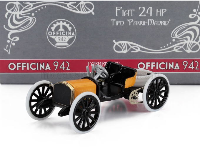 FIAT 24hp Parigi Madrid (1903), Yellow Black