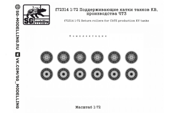 Поддерживающие катки танков КВ, производства ЧТЗ