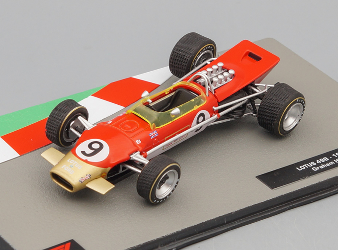 LOTUS 49B  Грэма Хилла (1968), Formula 1 Auto Collection 27