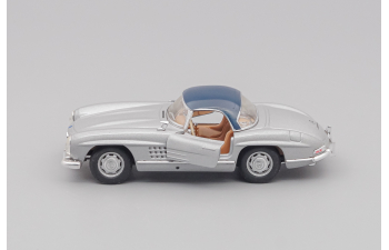 MERCEDES-BENZ 300SL Roadster, silver / blue