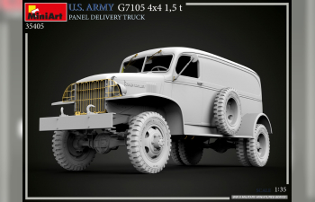 Сборная модель CHEVROLET G7105 4x4 Truck Panel Van Military 1955