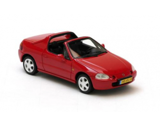 HONDA CRX del Sol 1993, red