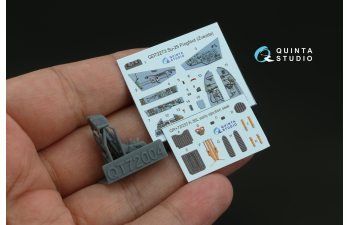 3D Декаль интерьера кабины Су-25 (Звезда) (с 3D-печатными деталями)