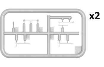 Сборная модель CHEVROLET G7117 4x4 Truck Military 1955
