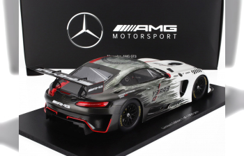 MERCEDES BENZ Amg Gt3 130th Anniversary Motorsport №130 Racing (2024), White Grey