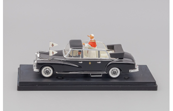 MERCEDES-BENZ 300 D Limousine (1960) - With Figure Pope - Papa Giovanni Xxiii, black
