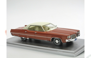 OLDSMOBILE 98 Sedan 4-Door 1971 Brown / White