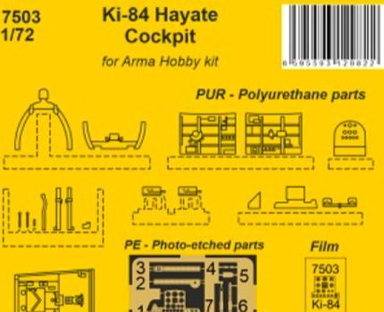 Ki-84 Hayate Cockpit / for Arma Hobby kits