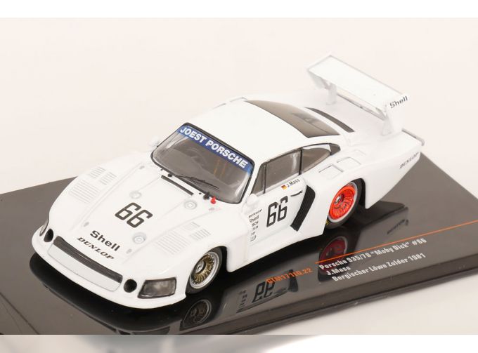 PORSCHE 935/78 Moby Dick No 66  Bergischer Loewe Zolder, Mass (1981)