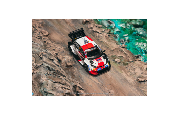 TOYOTA GR Yaris Rally1 Hybrid #69 Kalle Rovanpera/Jonne Halttunen Central European Rally (2023), white/red/black