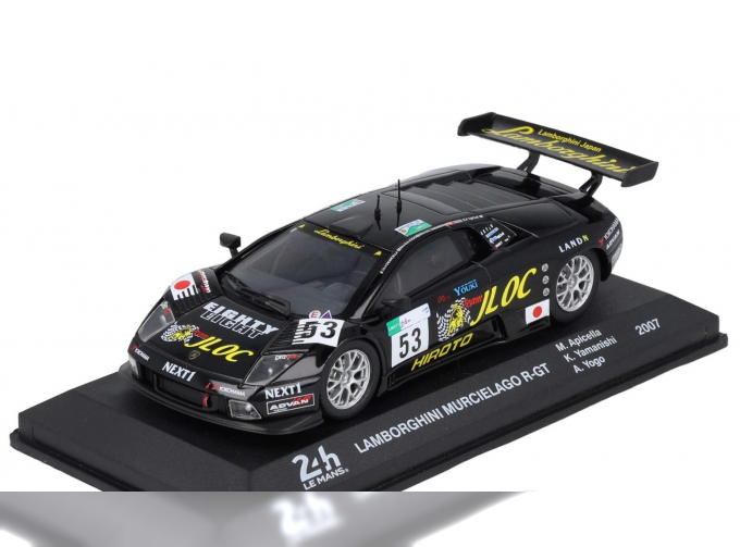LAMBORGHINI Murcielago R-gt 6.0l V12 Team Jloc Isao Noritake №53 24h Le Mans (2007) Koji Yamanishi - Atsushi Yogo - Marco Apicella, Black