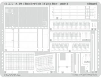 Фототравление A-10 gun bay