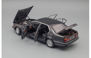 BMW 730I (E32) (1987), black metallic