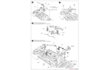 Сборная модель TOYOTA VZN130G HILUX SURF LIFT UP '91