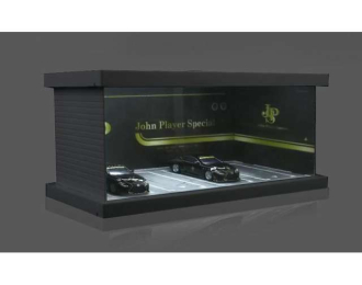 Diorama *JPS parking lot*, gold/black