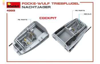 Сборная модель Самолет FOCKE WULF TRIEBFLUGEL NACHTJAGER