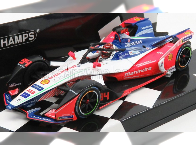 MAHINDRA Formula-e M5electro Team Mahindra Racing N 94 Season 2018-2019 F.rosenqvist, Red White Blue