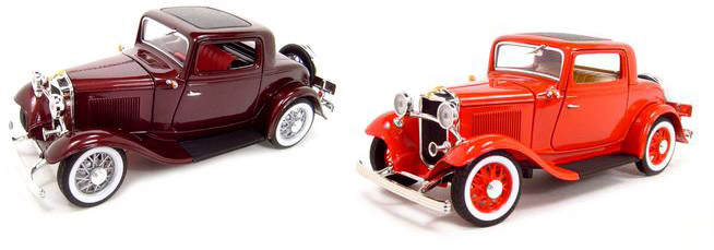 FORD 3-Window Coupe (1932), Road Signature 1:18