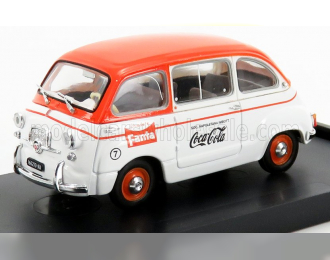 FIAT 600D MULTIPLA FANTA COCA-COLA (1961), WHITE ORANGE