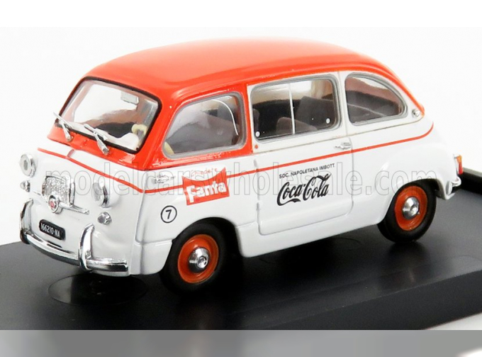 FIAT 600D MULTIPLA FANTA COCA-COLA (1961), WHITE ORANGE