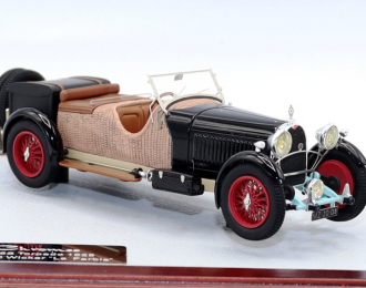 Bugatti T46S Torpedo 1929 sn46340 Wicker "La Farbie", Black
