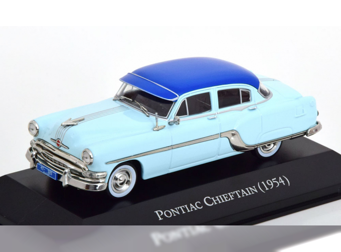 PONTIAC Chieftain (1954), light blue /blue