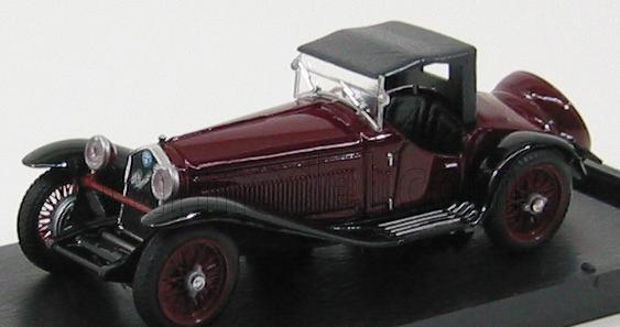 ALFA ROMEO 2300 Spider Closed (1931), Bordeaux Black