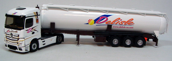 MERCEDES-BENZ ACTROS 4 Streamspace "DELISLE" (2013), white