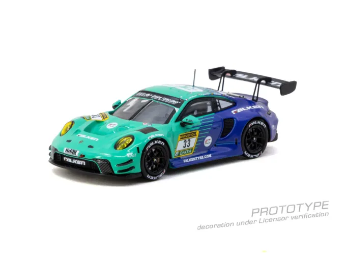 PORSCHE 911 (992) GT3 #33 Julien Andlauer Nurburgring 24h (2024), blue
