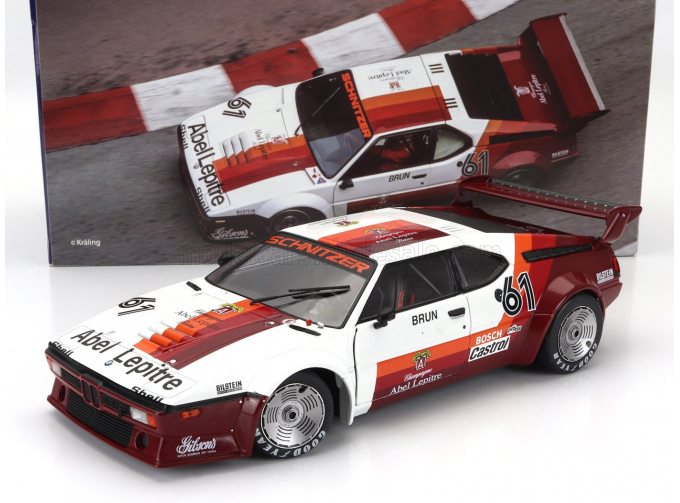 BMW M1 M88 3.5l №61 Procar Series Monaco Race (1980) Walter Brun, Red White