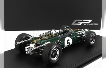 BRABHAM F1 Bt19 N 5 Winner British Gp Jack Brabham 1966 World Champion - Con Vetrina - With Showcase, Green Gold