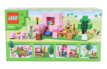Сборная модель Lego Minecraft - The Baby Pig House - 238 штук