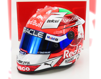 SCHUBERTH HELMET F1 Casco Helmet Rb18 Team Oracle Red Bull Racing N11 Austrian Gp (2022) Sergio Perez, White Red