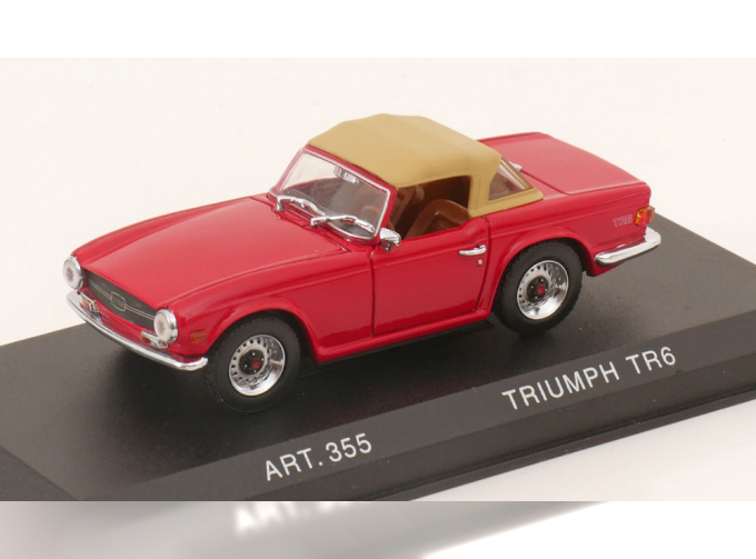 TRIUMPH TR 6 Convertible with Softtop (1969), red