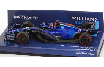 WILLIAMS F1 Fw44 Team Williams Racing №23 Bahrain Gp (2022) Alexander Albon, Blue