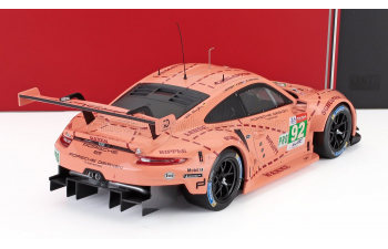 PORSCHE 911 991 Rsr Team Porsche Gt N 92 Winner Lmgte Pro Pink Pig Tribute 24h Le Mans (2018) Micheal Christensen - Kevin Estre - Laurens Vanthoor, Pink