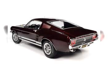 FORD Mustang GT 2+2 (1967), dark red-metallic