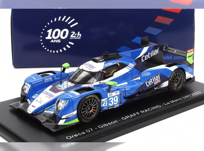 ORECA 07 Gibson Gk428 4.2l V8 Team Graff Racing №39 24h Le Mans (2023) G.van Der Garde - R.Lacorte - P.Pilet, Blue Black