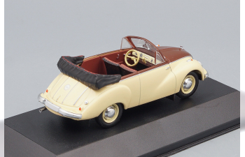 IFA F9 Cabriolet 1952 Beige/Maroon