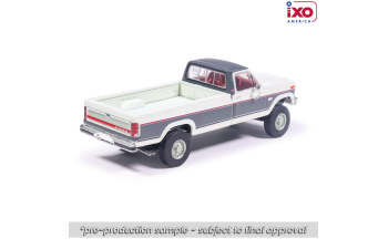 FORD F-150 XLT Lariat Long Bed Styleside 4x2 pick-up (1986), white / grey