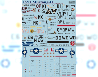 P-51 Mustang-D Wet decal